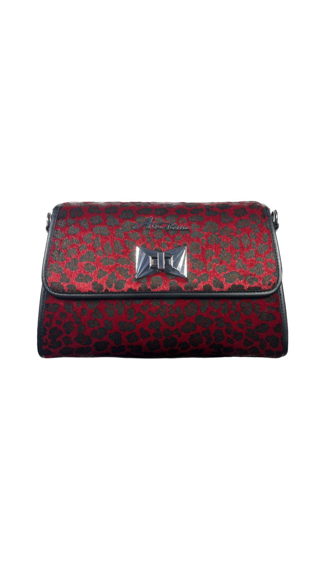 Atomic Red Leopard Purse